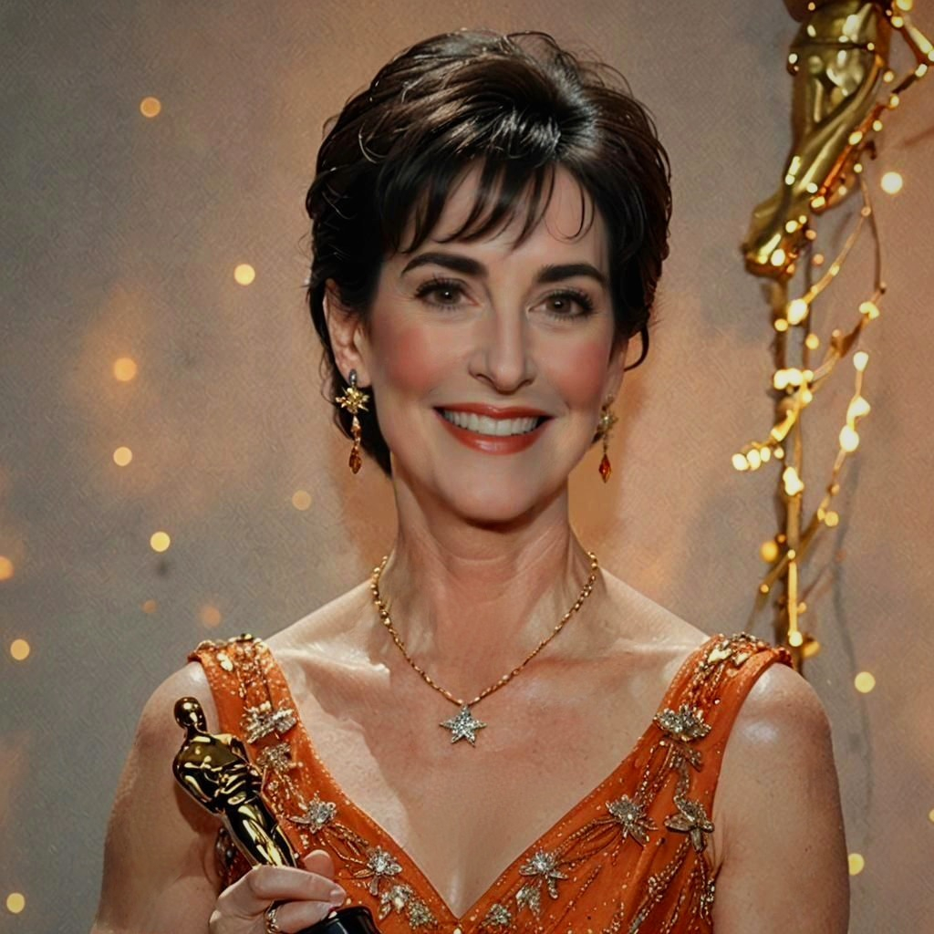 Enya Academy Award-Oscar orange dress .jpg